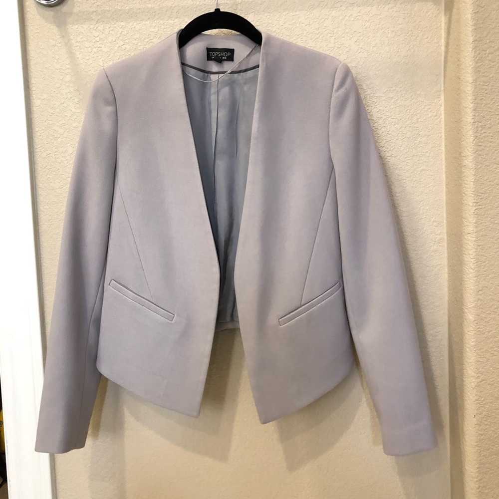 Topshop Lavender Blazer